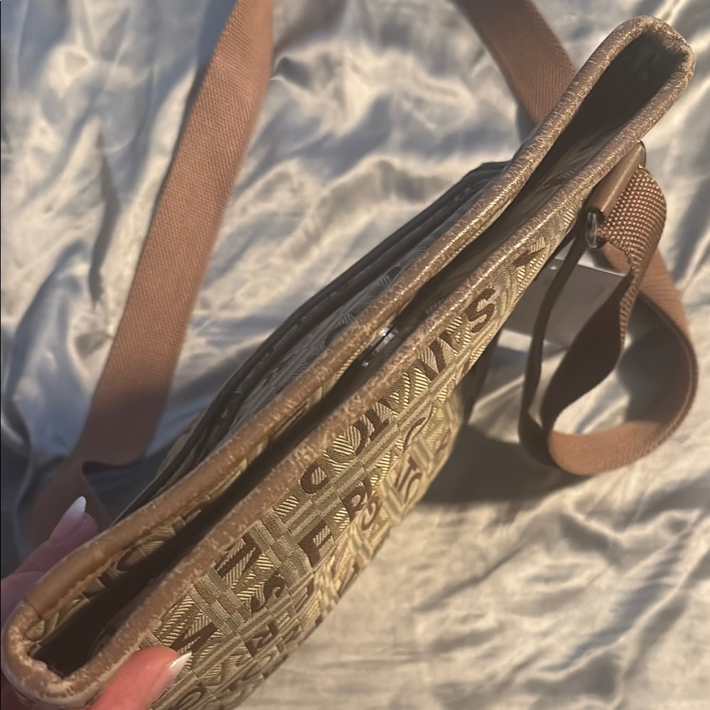Salvatore Ferragamo Tan Crossbody Bag - Picture 9 of 16